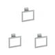 thumbnail image 4 of Billuyoard Juego de accesorios de baño Barra de toalla de acero inoxidable Soporte de papel de anillo Gancho de Estante de estilo moderno Kit de Type1 NO1, 4 of 6