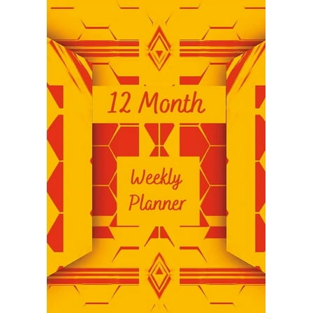 12 Month weekly planner, (Paperback)
