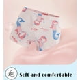 thumbnail image 4 of BKSDUEH Kids Little Girls Underwear Toddler Baby Boyshort 100% Cotton Soft Briefs Panties Cartoon Big Girls Undies 1-10 Years (Pack of 6), 4 of 10