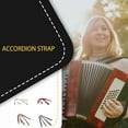 thumbnail image 2 of Fearlessin Accordion Strap Fixing Belt Spare Part Professional Music Playing Leather Shoulder Straps Instrument Component Fixed Tool Red, 2 of 6