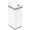Matte White, variant on iTouchless 13 Gallon Stainless Steel Sensor Kitchen Trash Can with AbsorbX Odor Filter Matte Black