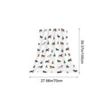 thumbnail image 3 of Leodye 1PCS Christmas Holiday Gift Cozy Soft Lightweight Flannel Blanket Nap Blanket-59.06x 78.74in, 3 of 6