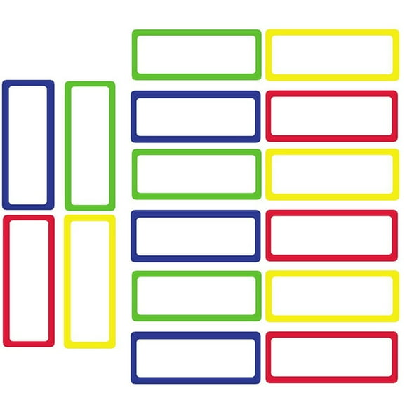 crativent 1 Set Magnetic Labels No Wear Self-Adhesive Tagboard Lightweight Tile Type 15