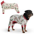 thumbnail image 1 of Pijama para perro Spark Paws Christmas Recovery, muérdago, 4XL, 1 of 8