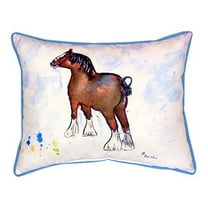 Betsy Drake ZP936 Clydesdale Indoor & Outdoor Throw Pillow- 20 x 24 in.