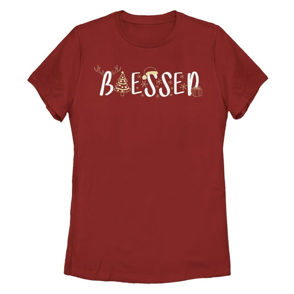 Women's Lost Gods Holiday Blessed Graphic T-Shirt