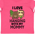 thumbnail image 4 of Inktastic I Love Hanging out with My Mommy with Sloth Boys or Girls Toddler T-Shirt, 4 of 5