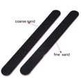 thumbnail image 4 of Qarigey Lima de uñas de doble cara, 50 piezas, tablero de esmeril, encendedor Rectangular negro, accesorio de pulido de extremo redondeado táctil para Juegos de manicura Qarigey CE009714-00, 4 of 5