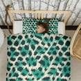 thumbnail image 3 of Leopard Print Duvet Cover and Pillowcase Set for Single Bedding, Bedroom Accessories for Kids Teens, 3 of 5
