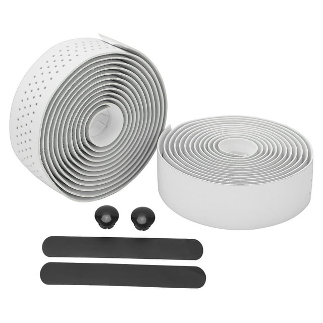 Handlebar tape road bike handlebar tape handlebar wrap handlebar tape wrap Handlebar Tape Anti Slip Road Bike Handle Bar Wraps with End Plugs for Road CyclingSilver ANGGREK Otros