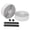 Silver, variant on Rupoun Bicycle Handlebar Tape Anti Slip Road Bike Handle Bar Wraps with End Plugs for Road Cycling, Blue PU + EVA Material, Perforated Breathable Grip Tape (7.48 inches / 19 cm, Pack of 2 Rolls)