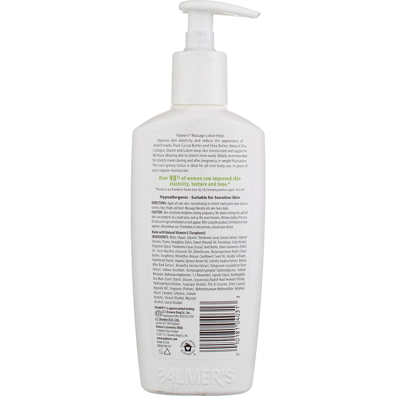 Palmer,S Formula Massage Lotion For Stretch Marks With Vitamin E And Shea Women Body Lotion 8.5 Ounce Pack Of, Cocoa Butter, 8.5 Ounce, (Pack Of 3)
