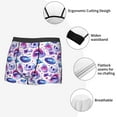 thumbnail image 3 of Honeii crystal Skull record lips Men's Underwear Boxer Briefs Pack, ComfortSoft Boxer Brief for Men, Moisture-Wicking Breathable-Large, 3 of 5