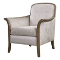 thumbnail image 2 of Uttermost Brittoney Wood and Fabric Arm Chair in Weathered Pecan/Brown, 2 of 8