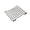 Silver, variant on MANGOBOB 8x9 Metal Adjustable Trivet Wite from 9" to 15" Multi-Purpose Spoon Rest and Kitchen Table mats Shrink Pads Non-Sliding hot pad and Pot Holder (Silver)