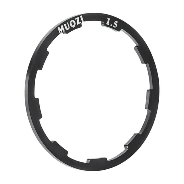Almencla Rondelle Légère pour Cassette de Volant d'Inertie, Entretoise de Moyeu Support de Moyeu Libre, 1,5 mm Noir
