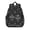Moth and Sun, variant on Snake and Hand Gothic Pattern Backpack for School, Cute School Bag with Adjustable Shoulder Straps and Padded Back, 15"x11.42"x5.5"