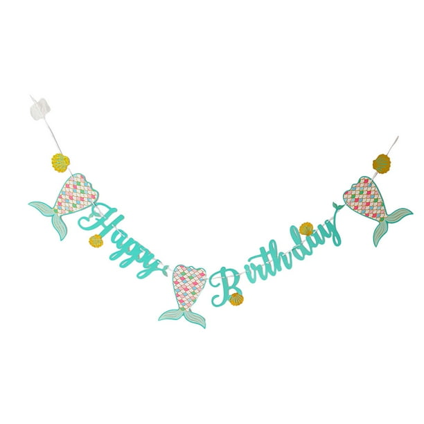 Yuarrent 1 Uds. Conjunto de tarjeta de papel verde de 9,8 pies, cartel de feliz cumpleaños, cartel de feliz cumpleaños para fiesta de Kits de decoración para fiestas