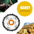 thumbnail image 4 of 100mm 22 Tooth Grinding Machine Woodworking Disc Grooving Machine Chains Disc Wood Carving Cutting Disc for Type100 115 Angle Grinder Carving Shaping Cutting, 4 of 7