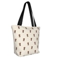 thumbnail image 4 of Cauagu Labrador Retriever Dog Print Canvas Aesthetic Tote Bag for Women Beach Bag Shopping Bags Shoulder Bag Reusable Grocery Bags, 4 of 7