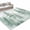 Green, variant on 2x3 Ft Entryway Area Rug, Watercolor Green Forest Kitchen Rug Runner Washable Floor Mat, Misty Cloud Trees Linen Texture Non Slip Indoor Door Mat Throw Carpet for Bathroom Living Room Bedroom
