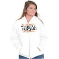 thumbnail image 4 of All I Care About is Whitetail Hunting Unisex Fleece Graphic Zip Up Hoodie Brisco Brands 5X, 4 of 5
