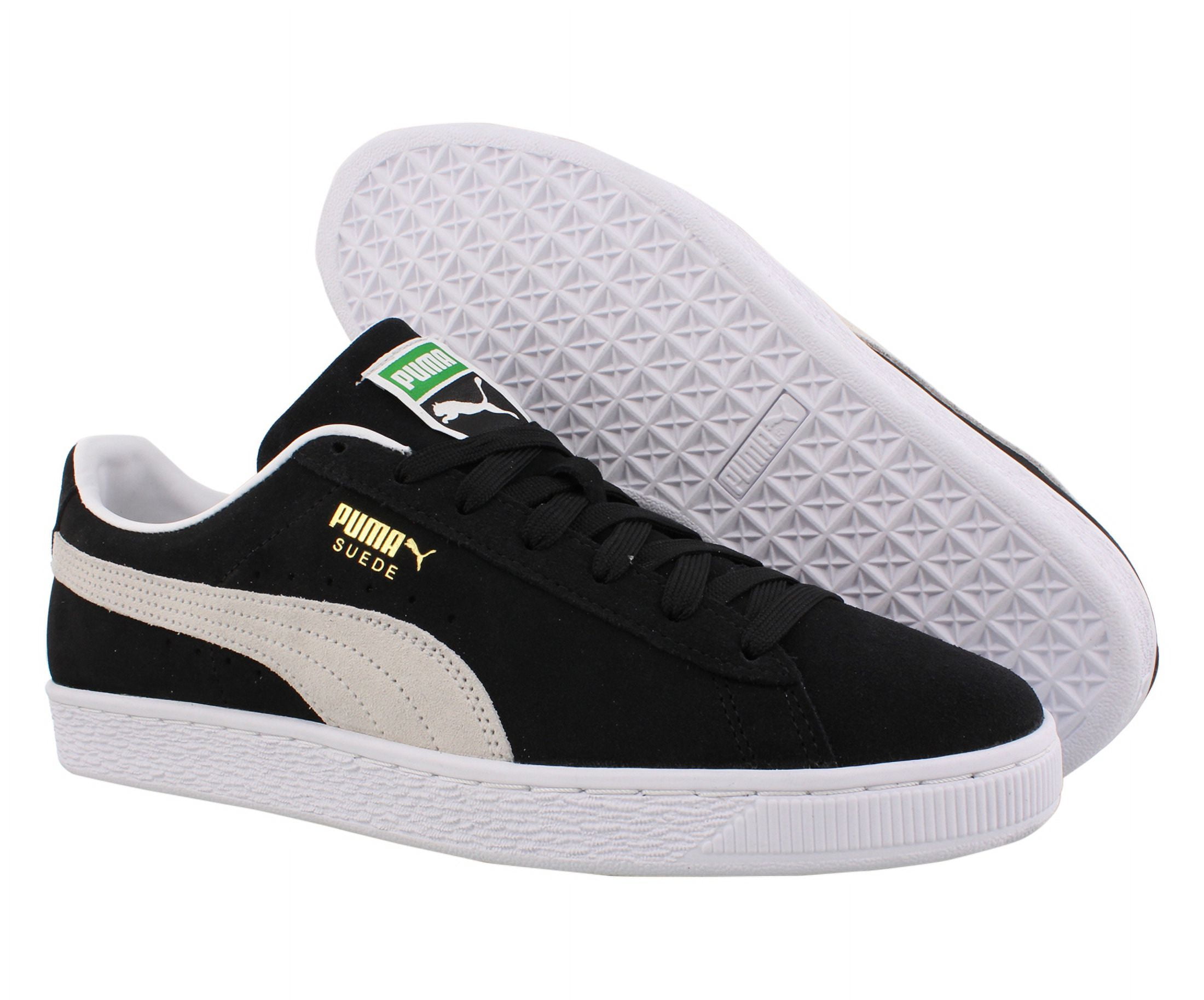 Puma suede mens white sale