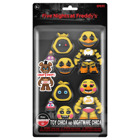 Funko Snaps! Five Nights at Freddy's Nightmare Chica & Toy Chica 2-pack Action Figures