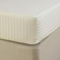 thumbnail image 3 of 800 Thread Count 100% Egyptian Cotton 3-Piece Fitted Sheet ( 1 Fitted Sheet + 2 Pillow Covers) 21 Inches Deep Pocket Size King Color Ivory Stripe, 3 of 5
