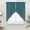 Blue, Teal, Seafoam, Turquoise, variant on Indigo Blue Swag Valances for Windows 2 Pack, Kitchen Window Curtains 36 Inch Length, Farmhouse Vintage Blue Solid Color Privacy Swag Curtains for Living Room/Bathroom with Rod Pocket 36"x36"