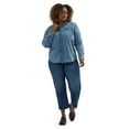 thumbnail image 2 of Lee Women’s Plus Heritage All Purpose Button Down Denim Shirt, 2 of 6