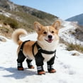 thumbnail image 4 of Dog Suspender Boots Large Dog Rain Boots, Waterproof Doggy Winter Boot Snow Pants, Paw Protectors Legging Shoes with Suspenders, Anti-Slip Reflective Rain Boot for Walk Hike,XS, 4 of 5