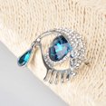 thumbnail image 3 of Sonducket * Broches * Broche de pestañas largas Pin Broche de ojo vintage Bufanda de moda Mantón de seguridad para damas Artesanía Ropa Ramo de flores Accesorios de disfraces Plata, 3 of 6