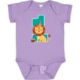 thumbnail image 3 of Inktastic First Birthday Boy Lion 1 Year Old Boys or Girls Baby Bodysuit, 3 of 5