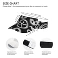 thumbnail image 2 of Kdxio Metallic Gears Print Sun Visor Hat Golf Visor Adjustable Velcro Outdoor Sports Cap for Men Women, 2 of 6