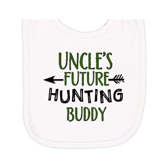 Inktastic Uncles Future Hunting Buddy Newborn Bib