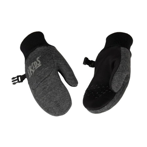 Manoplas de invierno para exteriores Kinco para niños, talla S, color negro y gris