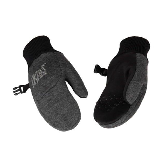 Manoplas de invierno para exteriores Kinco para niños, talla S, color negro y gris