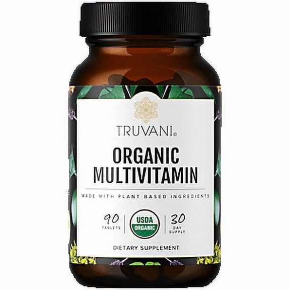 Organic Plant Based Multivitamin (90 Tablets / 30 Servings)