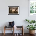 thumbnail image 3 of Art.com Two Men Contemplating the Moon Art Print by Caspar David Friedrich, Black Frame Wall Art, 29" x 21", 3 of 5
