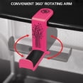 thumbnail image 4 of ENHANCE PC Gaming Headphone Holder Headset Hanger Mount - Headphones Stand with Adjustable 360 Rotating Arm , Under Desk Clamp On Design , Universal Fit , & Built In Cable Clip Organizer - Pink, 4 of 9