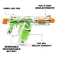 thumbnail image 4 of ZURU X-SHOT Pistola de Juguete Hyper Gel Glow In The Dark Nightmare 10,000 municiones, 4 of 4