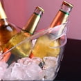 thumbnail image 2 of Ice Container,Acrylic Ice Container Champagne Ice Bucket Bar Supplies Solid Performance, 2 of 13
