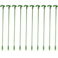 thumbnail image 1 of Estacas de soporte para plantas de jardín para flores, verduras y hierbas - Tallo único, diseño flexible - Material de fibra de vidrio duradero - Fácil de usar (paquete de 10, 17c, 1 of 5