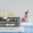 thumbnail image 2 of Estatua de figura,Estatuas de hojas y flores de metal,esculturas decorativas,Figuras decorativas para el hogar,para estante,mesa o vitrina.,Figura decorativa,Estatua de perro, 2 of 8