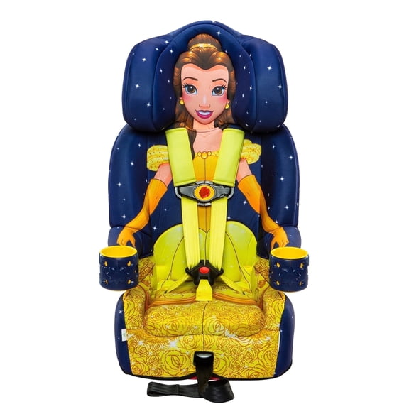 KidsEmbrace 2-in-1 Harness Booster Seat for Toddler Disney Princess Belle,