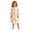 Light Yellow, variant on Pajamas for Girls Loose Halloween Pumpkin Print Ruffle Long Sleeve Crew Neck Nightgown Pjs for Girls Size 3-4 Years