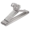 thumbnail image 1 of Perchas de Ropa de Acero Inoxidable Antideslizantes Perfecl 42cm 10 Piezas, 1 of 8