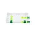 thumbnail image 3 of Magnetic Base Transparent Level Tool with Built-in Ruler - 2D Bidirectional Horizontal Measuring Instrument, Strong Magnet Bottom with Hole, Durable Construction for Accurate Leveling in Low Light, 3 of 5