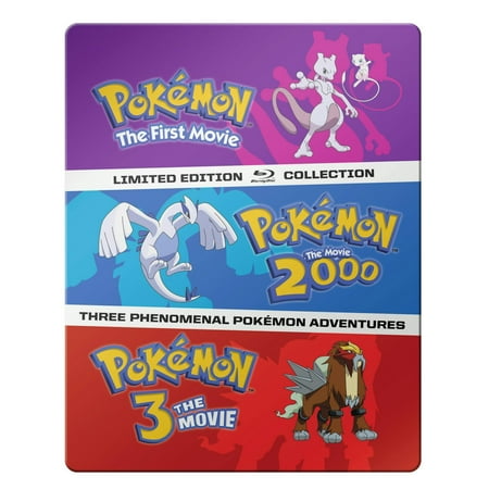UPC 782009244431 product image for Pokemon: Movies 1-3 (Steelbook Collection) [Blu-ray] | upcitemdb.com